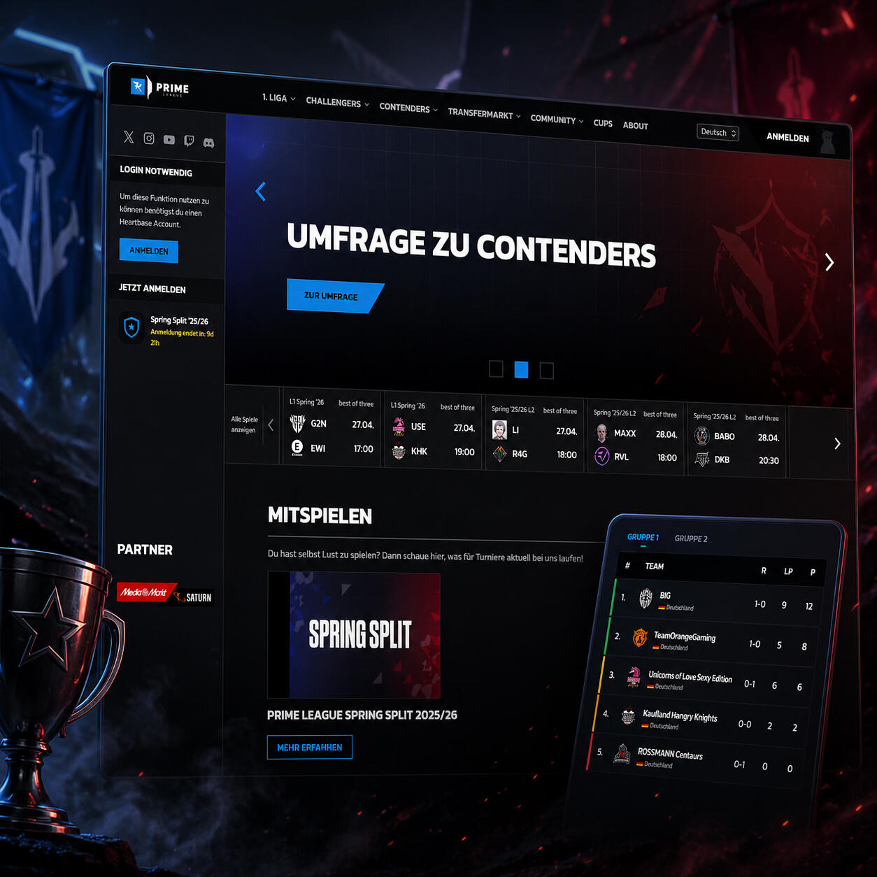 Improving an Esports Platform Experience.